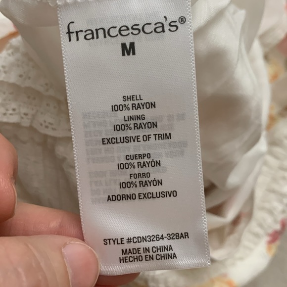 NWT Francesca’s floral button down maxi dress - Picture 10 of 11